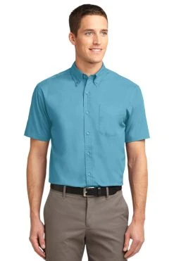 Tall Short Sleeve Easy Care Shirt -Port Authority Shop 8bdd2052b1ae33