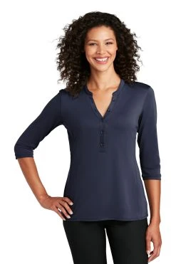 Ladies UV Choice Pique Henley -Port Authority Shop 8de8b08a662cbb