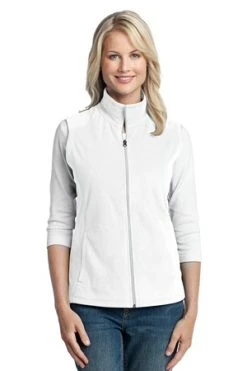 Ladies Microfleece Vest -Port Authority Shop 8f92cad297ceb5