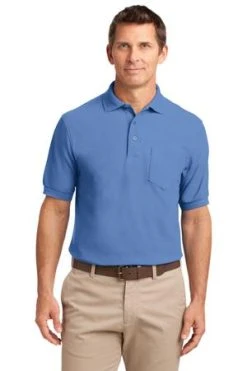 Silk Touch Polo With Pocket 28 Silk Touch Polo With Pocket -Port Authority Shop 918029721c39a9