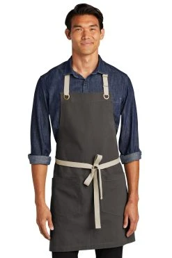Unisex Canvas Full-Length Two-Pocket Apron -Port Authority Shop 9184d5455db7bd