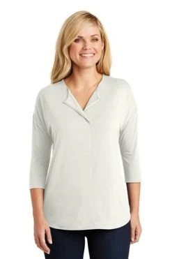 Ladies Concept 3/4-Sleeve Soft Split Neck Top 14 Ladies Concept 3/4-Sleeve Soft Split Neck Top -Port Authority Shop 943fb5080078c4