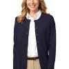 Ladies Value Jewel-Neck Cardigan Sweater