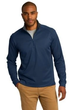 Vertical Texture 1/4-Zip Pullover -Port Authority Shop 9c32d6748012f4