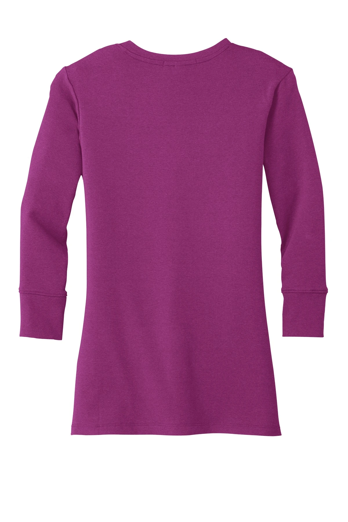 Ladies Concept Stretch 3/4-Sleeve Scoop Henley 6 Ladies Concept Stretch 3/4-Sleeve Scoop Henley - Image 4