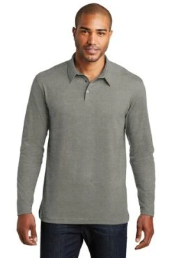 Long Sleeve Meridian Cotton Blend Polo 13 Long Sleeve Meridian Cotton Blend Polo -Port Authority Shop 9fc73ba529166e