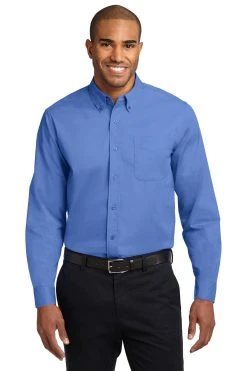 Tall Long Sleeve Easy Care Shirt -Port Authority Shop a0585214a9daa6