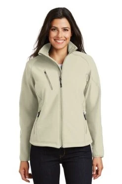 Ladies Textured Soft Shell Jacket -Port Authority Shop a4256cfb6c0822