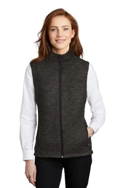 Ladies Sweater Fleece Vest -Port Authority Shop a6c755742be9a4