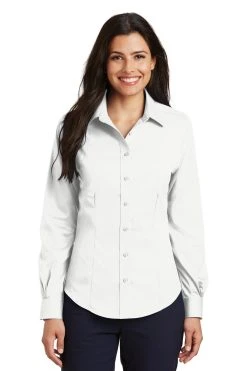 Ladies Non-Iron Twill Shirt -Port Authority Shop a7572f59c91d48