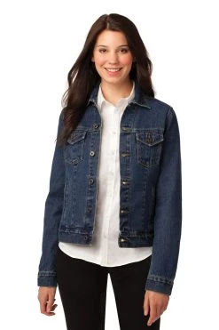 Ladies Denim Jacket -Port Authority Shop a7eb275d763ddd