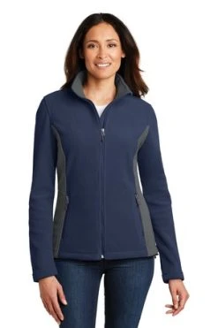 Ladies Colorblock Value Fleece Jacket -Port Authority Shop ac867fb68c058b