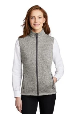 Ladies Sweater Fleece Vest -Port Authority Shop ac88560da122ac