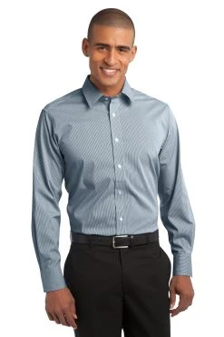 Fine Stripe Stretch Poplin Shirt -Port Authority Shop ad649560b8c6ee