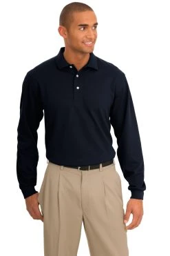 Rapid Dry Long Sleeve Polo -Port Authority Shop b25c4f4cb78c5e