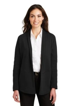 Ladies Interlock Cardigan -Port Authority Shop b33a4042a5e559
