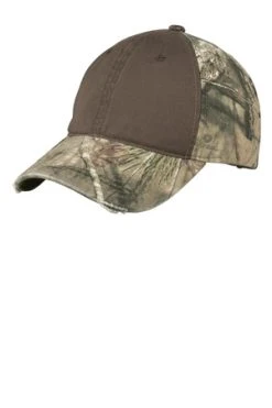 Unisex Camo Cap With Contrast Front Panel -Port Authority Shop b9cb75b903ee5f