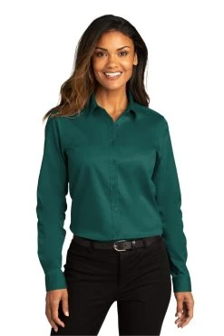 Ladies Long Sleeve SuperPro React Twill Shirt 31 Ladies Long Sleeve SuperPro React Twill Shirt -Port Authority Shop bdeba56d4783da