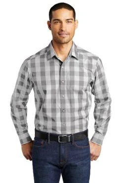 Adult Unisex Everyday Plaid Shirt -Port Authority Shop be5422eef45631
