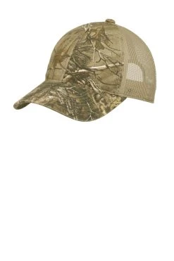 Unisex Unstructured Camouflage Mesh Back Cap -Port Authority Shop bf995e2b47e433