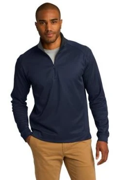 Vertical Texture 1/4-Zip Pullover -Port Authority Shop c11afb90769901