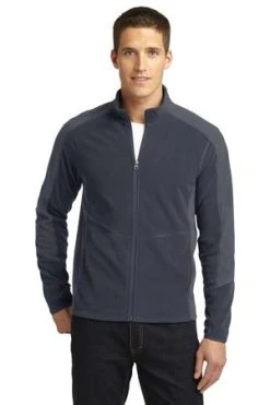 Colorblock Microfleece Jacket -Port Authority Shop c33f70e1247e23