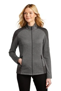 Ladies Grid Fleece Jacket