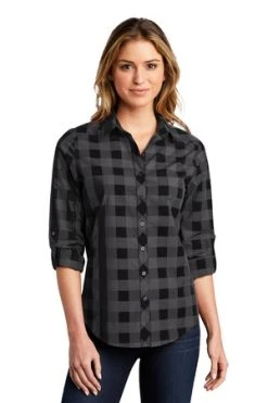 Ladies Everyday Plaid Shirt -Port Authority Shop c64b02ffc7b042