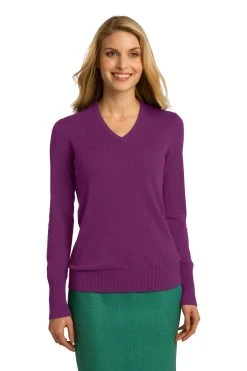 Ladies V-Neck Sweater -Port Authority Shop c7592e67517ab8