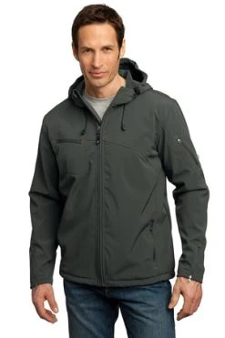 Adult Textured Hooded Soft Shell Jacket -Port Authority Shop c768e8ee5a0678