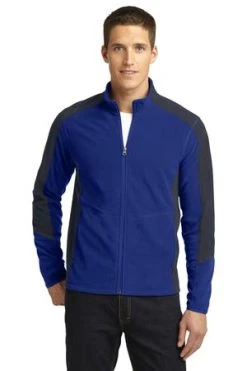 Colorblock Microfleece Jacket -Port Authority Shop c872bc41e8b3e6