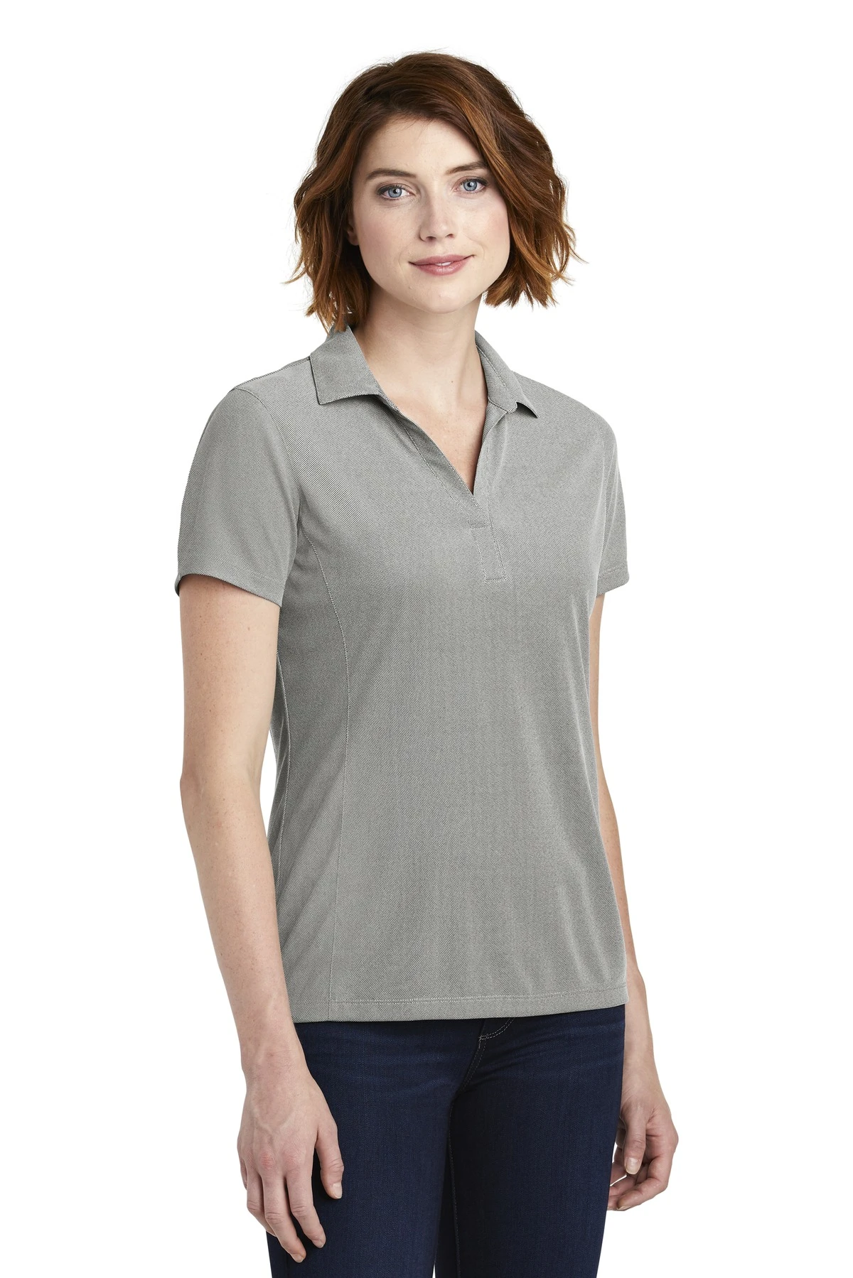 Ladies Poly Oxford Pique Polo 5 Ladies Poly Oxford Pique Polo - Image 3