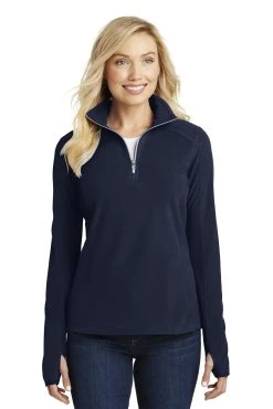 Ladies Microfleece 1/2-Zip Pullover -Port Authority Shop c986b2c5a3324e