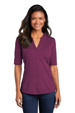 Ladies Stretch Heather Open Neck Top 17 Ladies Stretch Heather Open Neck Top -Port Authority Shop cb8d561bfca921