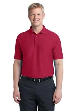 Horizontal Texture Polo -Port Authority Shop d2f34ce06abe5d