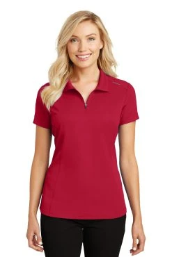 Ladies Pinpoint Mesh Zip Polo 19 Ladies Pinpoint Mesh Zip Polo -Port Authority Shop d67807f9a3c674