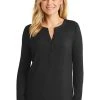Ladies Concept Henley Tunic 2 Ladies Concept Henley Tunic -Port Authority Shop d7526f59fda9de