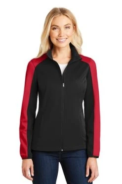 Ladies Active Colorblock Soft Shell Jacket -Port Authority Shop d75f2f66d06eb3