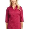 Port Authority Ladies 3/4-Sleeve Blouse -Port Authority Shop d821225d81b33e