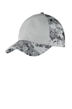 Unisex Colorblock Digital Ripstop Camouflage Cap