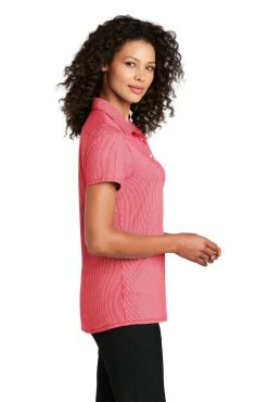 Ladies Gingham Polo -Port Authority Shop dafd9ee8f3e070