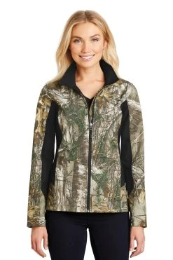 Ladies Camouflage Colorblock Soft Shell -Port Authority Shop dd96ed141f1d5d