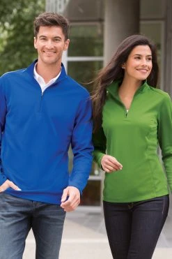 Pinpoint Mesh 1/2-Zip -Port Authority Shop dfc5a952b426a9