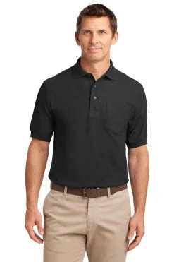 Tall Silk Touch Polo With Pocket 18 Tall Silk Touch Polo With Pocket -Port Authority Shop e3d2769c8d00cb