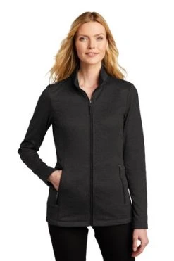 Ladies Collective Striated Fleece Jacket