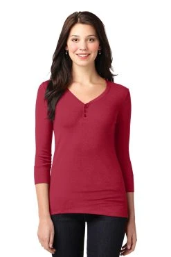 Ladies Concept Stretch 3/4-Sleeve Scoop Henley 17 Ladies Concept Stretch 3/4-Sleeve Scoop Henley -Port Authority Shop e6c131d3d8c3ff