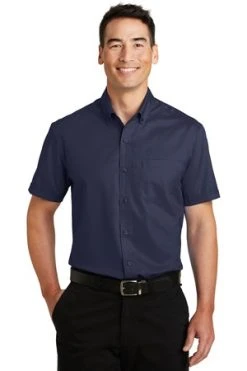 Short Sleeve SuperPro Twill Shirt -Port Authority Shop e6f428b6635fae