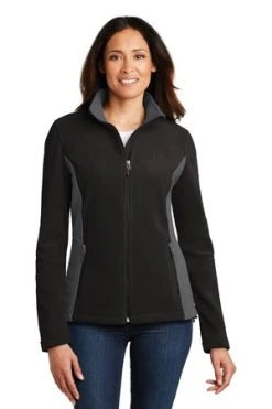 Ladies Colorblock Value Fleece Jacket