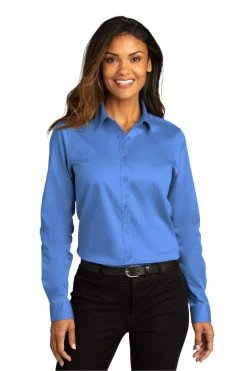 Ladies Long Sleeve SuperPro React Twill Shirt 33 Ladies Long Sleeve SuperPro React Twill Shirt -Port Authority Shop ea74df11abc104