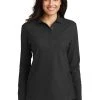 Ladies Silk Touch Long Sleeve Polo -Port Authority Shop f0e64d44d6d541